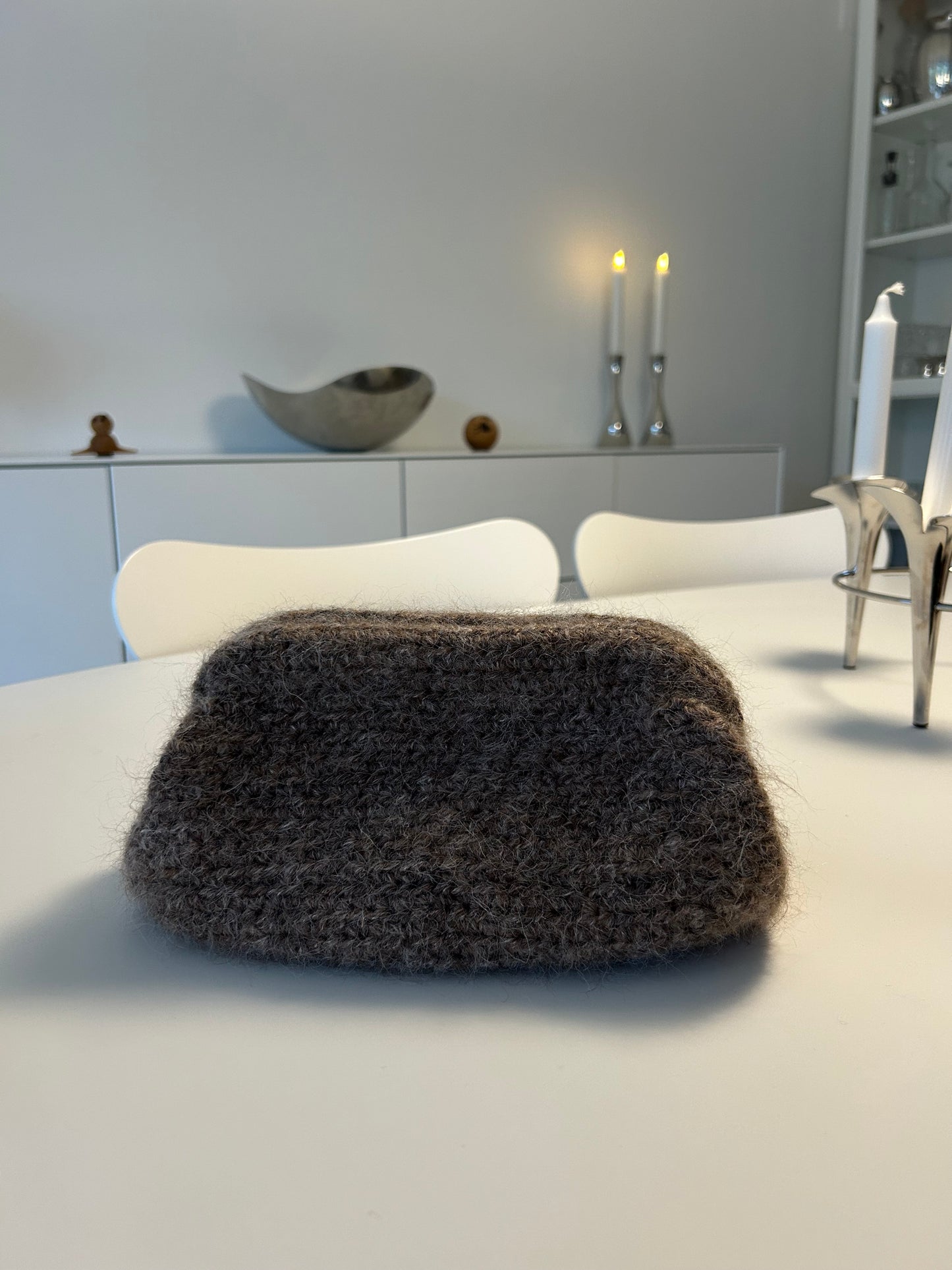 Holly Clutch Classic Alpaka Nougat