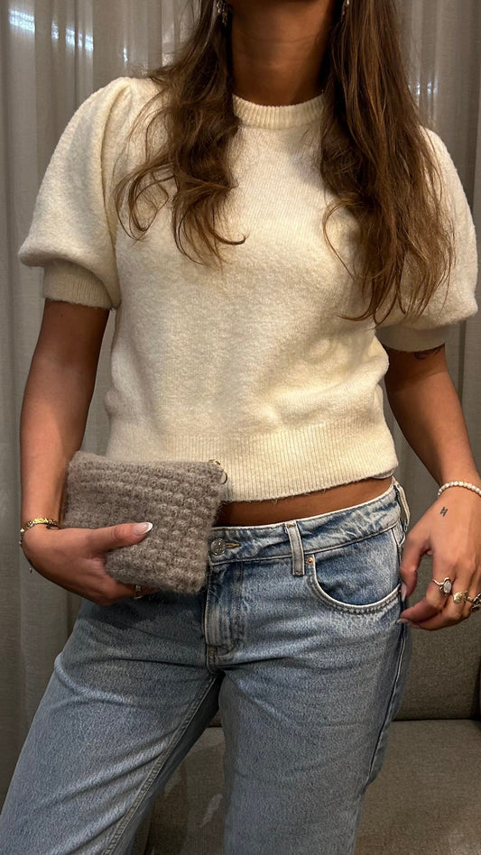Sophie Clutch Classic Nougat