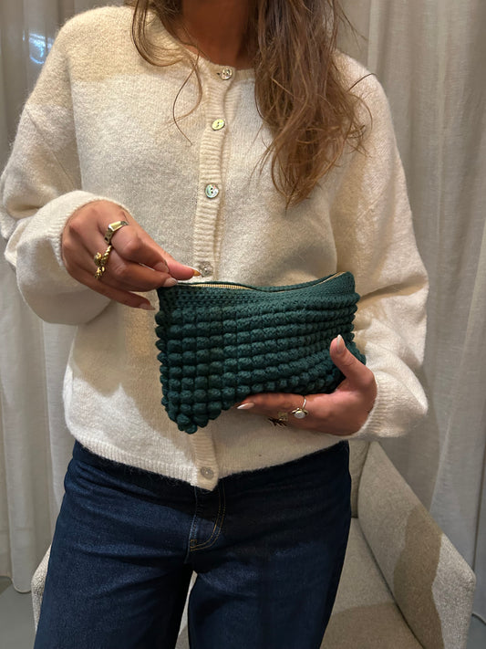 Ella Clutch Classic Deep Jungle Green